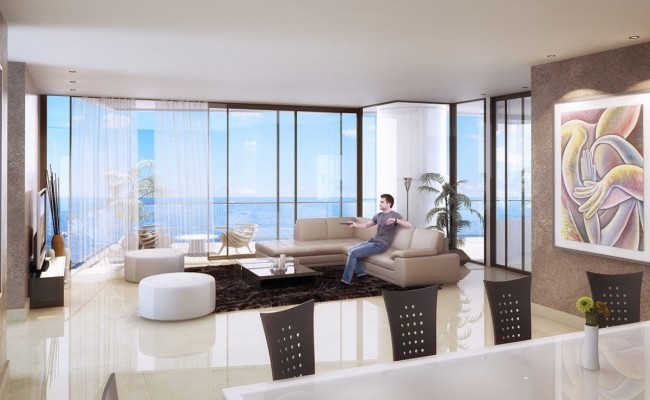 5. Ocean front model apartment