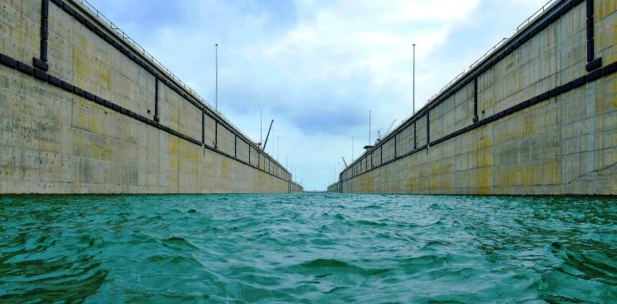 На проекте расширения Канала завершены работы на последнем блоке шлюзов