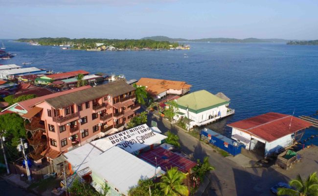 Birds eye view of Hotel